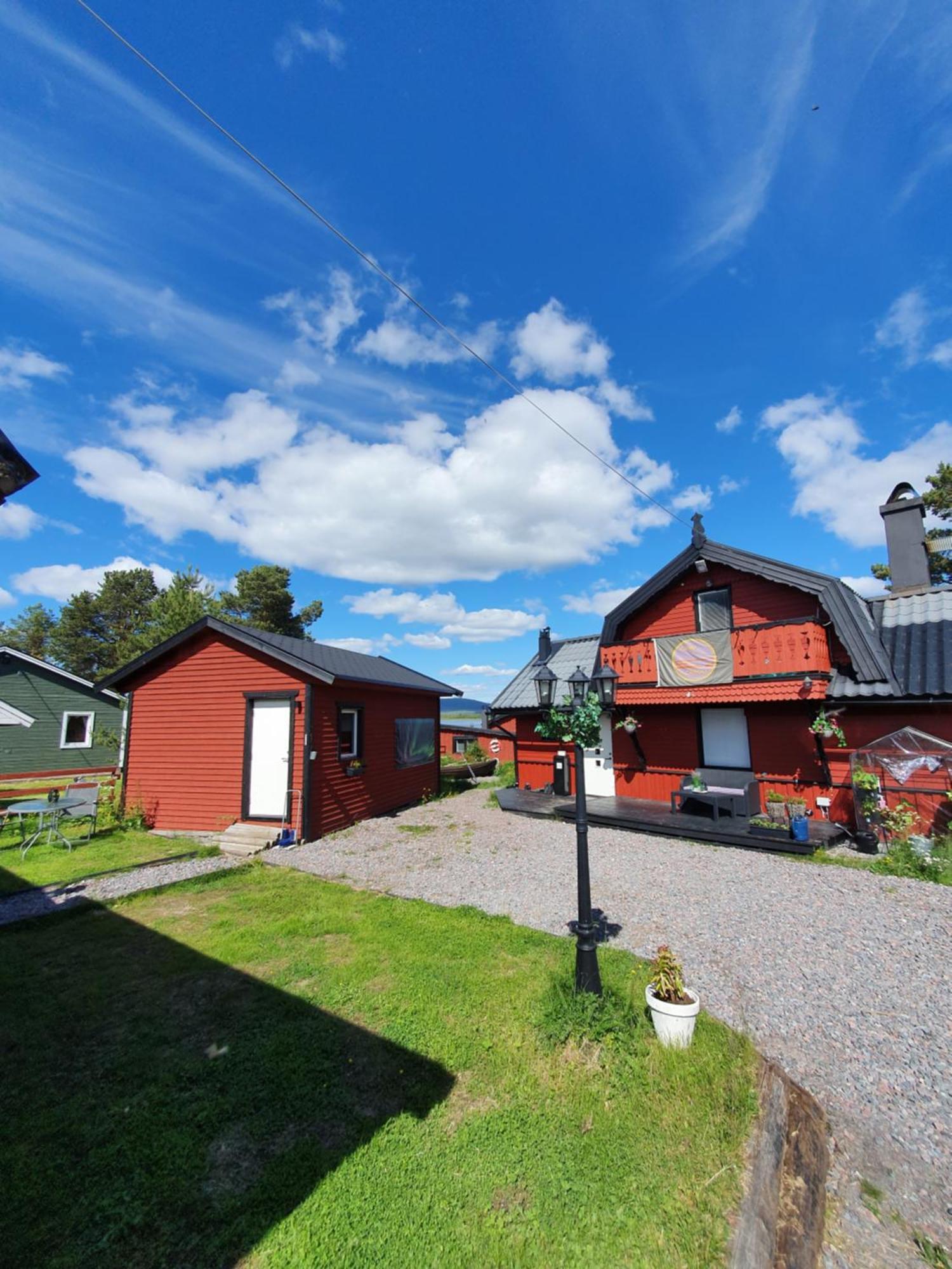 Camp Caroli Wooden Cabins Jukkasjärvi المظهر الخارجي الصورة