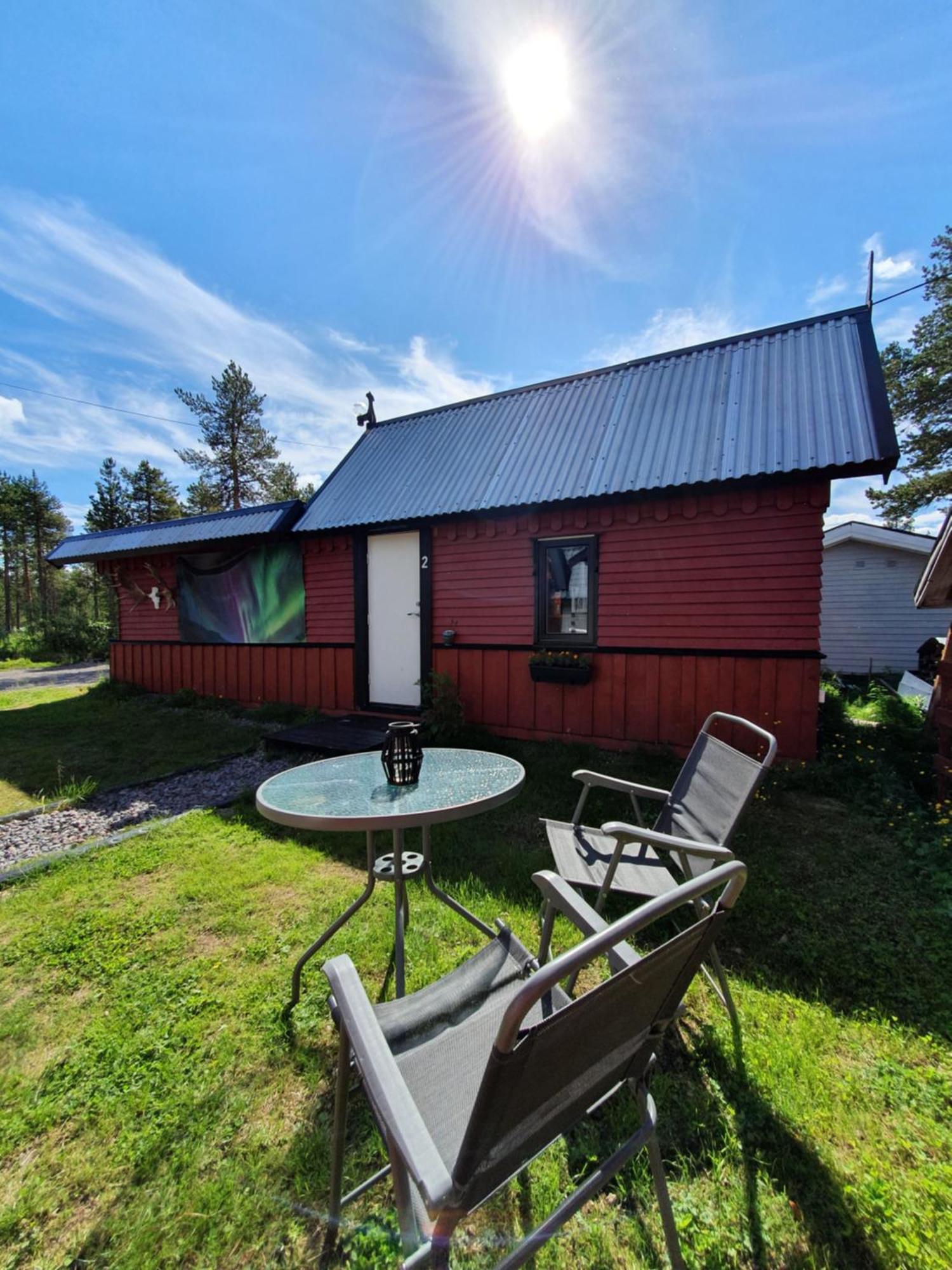 Camp Caroli Wooden Cabins Jukkasjärvi المظهر الخارجي الصورة