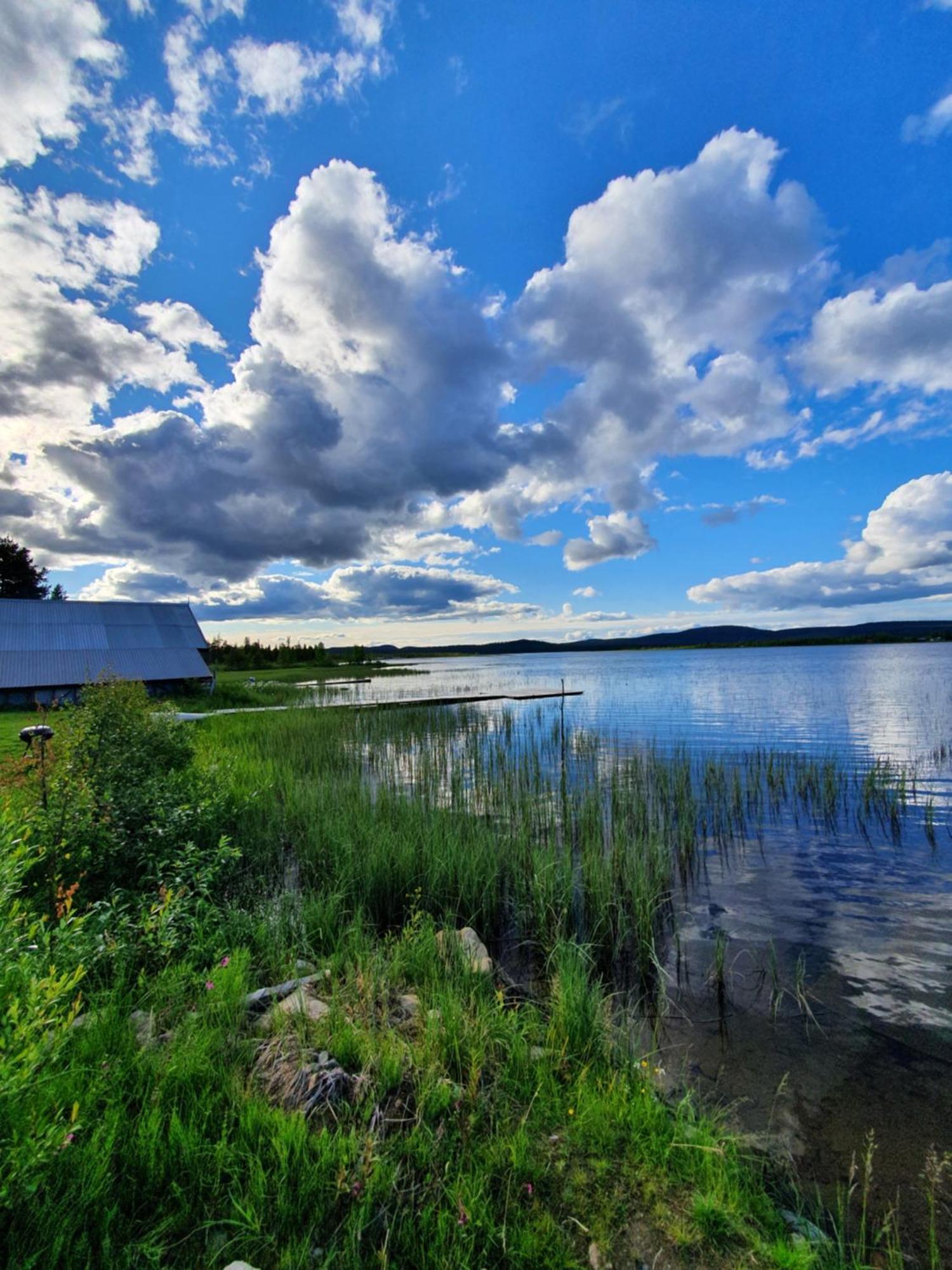 Camp Caroli Wooden Cabins Jukkasjärvi المظهر الخارجي الصورة