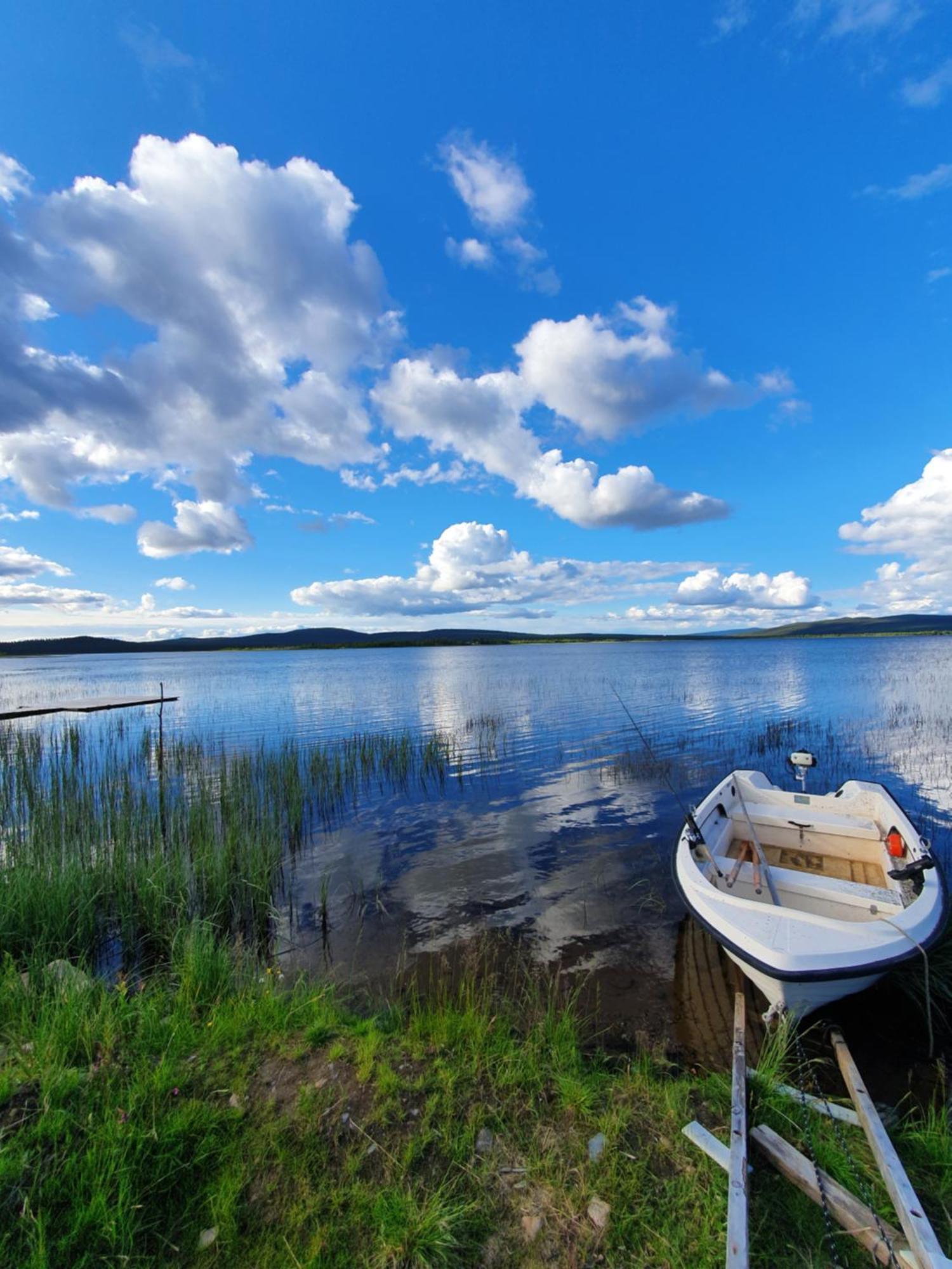 Camp Caroli Wooden Cabins Jukkasjärvi المظهر الخارجي الصورة