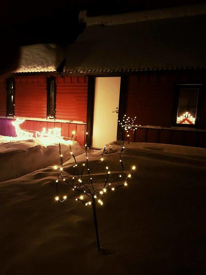 Camp Caroli Wooden Cabins Jukkasjärvi المظهر الخارجي الصورة