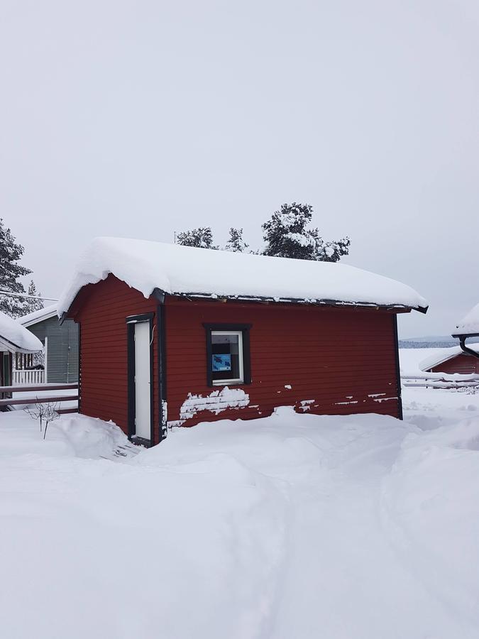 Camp Caroli Wooden Cabins Jukkasjärvi المظهر الخارجي الصورة