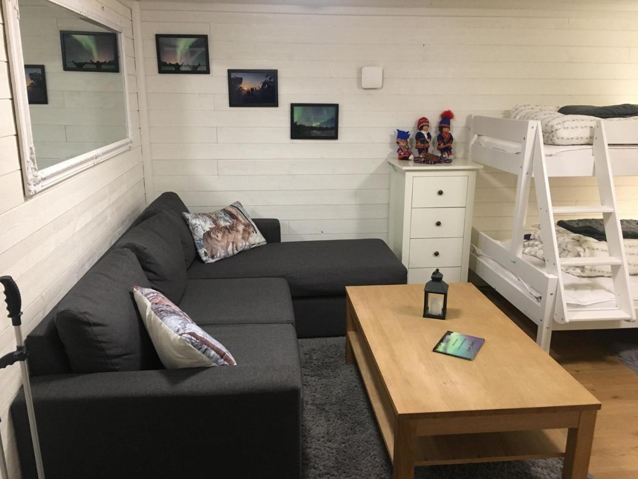 Camp Caroli Wooden Cabins Jukkasjärvi المظهر الخارجي الصورة